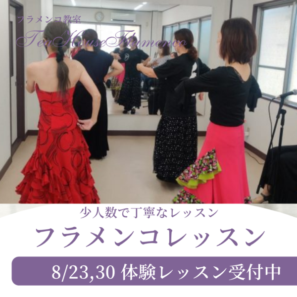 初心者さん向け！フラメンコ体験レッスンのお知らせ